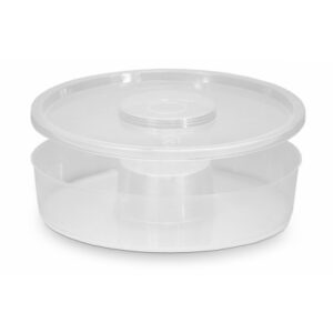 Plastové krmítko okrúhle 2 l