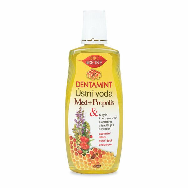 BC BIO Dentamint Ústna voda Med Propolis 500 ml